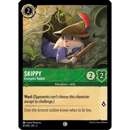 Skippy - Energetic Rabbit (87/204) - Into the Inklands Cold Foil
