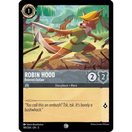 Robin Hood - Beloved Outlaw (189/204) - Into the Inklands Cold Foil