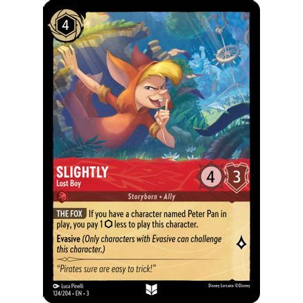 Slightly - Lost Boy (124/204) - Into the Inklands Cold Foil