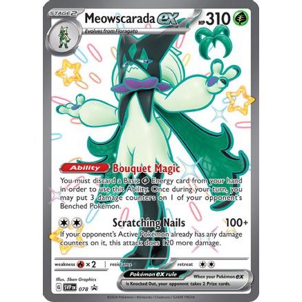 Meowscarada ex - 078 78 - SV Scarlet & Violet Promo Cards Holofoil