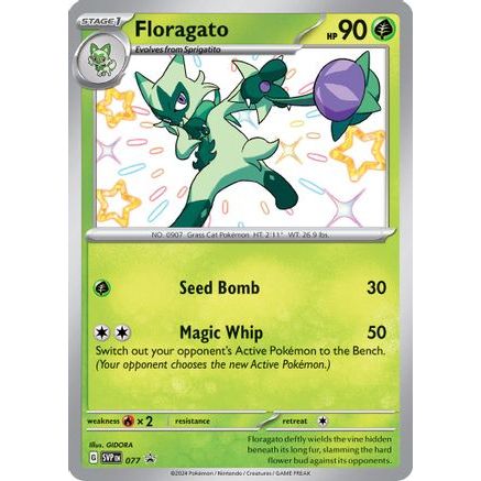 Floragato - 077 77 - SV Scarlet & Violet Promo Cards Holofoil