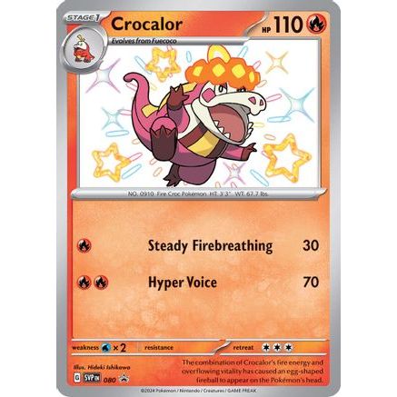 Crocalor - 080 80 - SV Scarlet & Violet Promo Cards Holofoil
