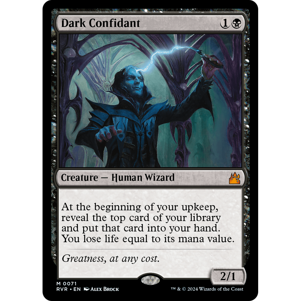 Dark Confidant (RVR-071) - Ravnica Remastered Foil