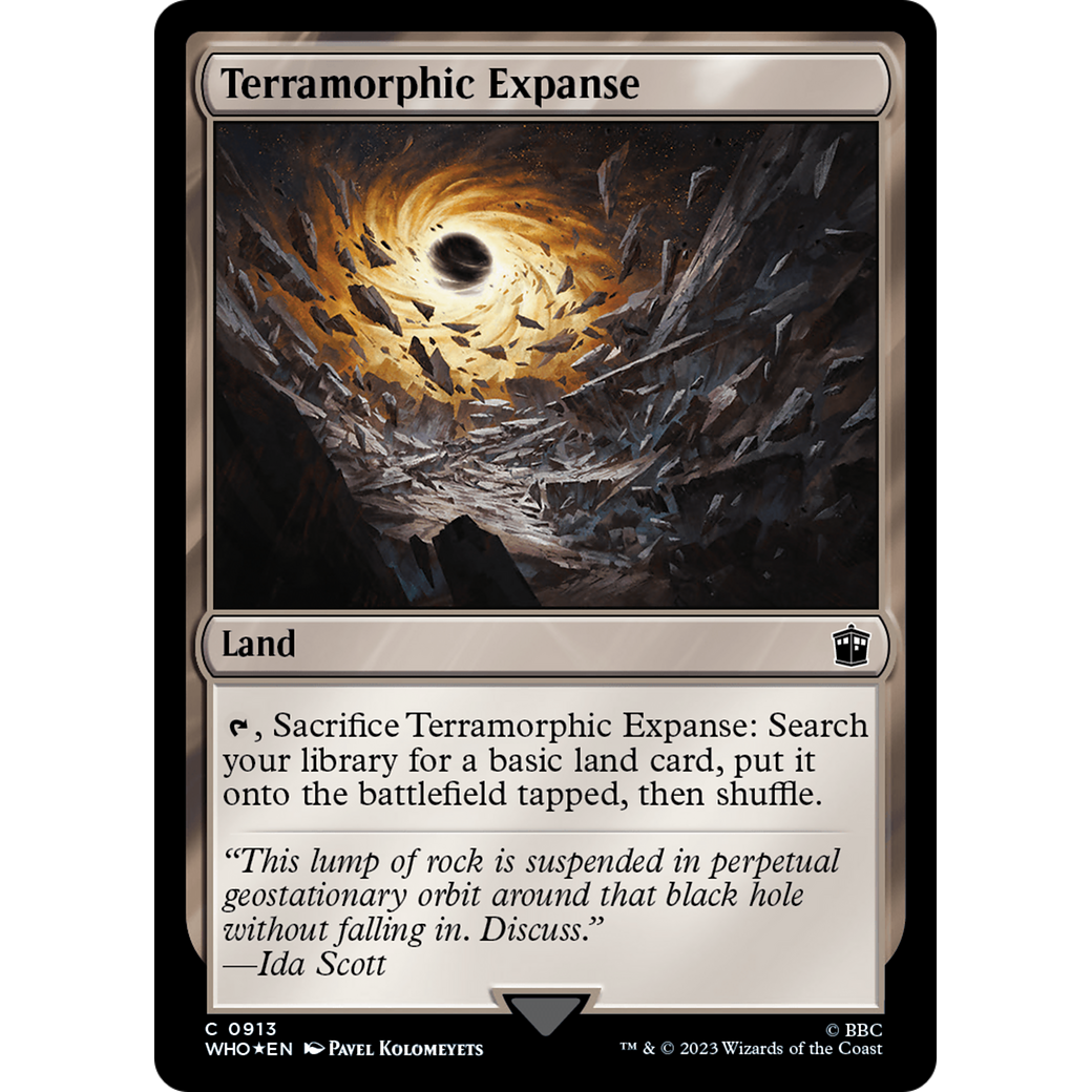 Terramorphic Expanse (Surge Foil) (WHO-913) - Doctor Who Foil