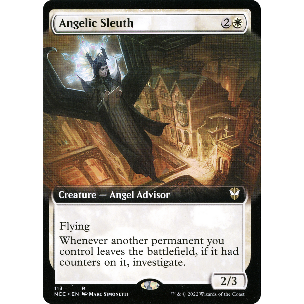 Angelic Sleuth (Extended Art) (NCC-113) - New Capenna Commander: (Extended Art)