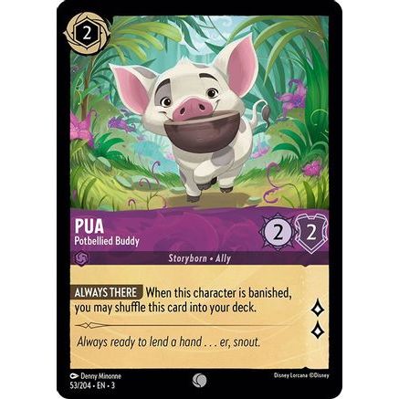 Pua - Potbellied Buddy (53/204) - Into the Inklands Cold Foil