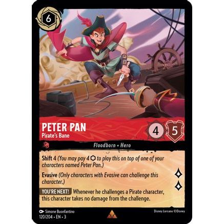 Peter Pan - Pirate's Bane (120/204) - Into the Inklands Cold Foil