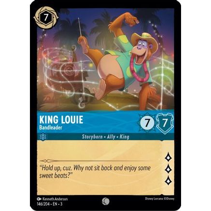 King Louie - Bandleader (146/204) - Into the Inklands Cold Foil