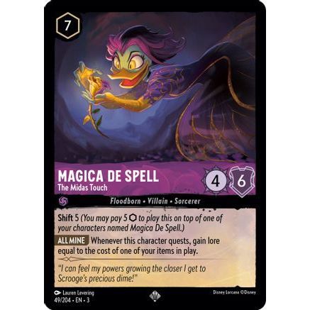 Magica De Spell - The Midas Touch (49/204) - Into the Inklands Cold Foil