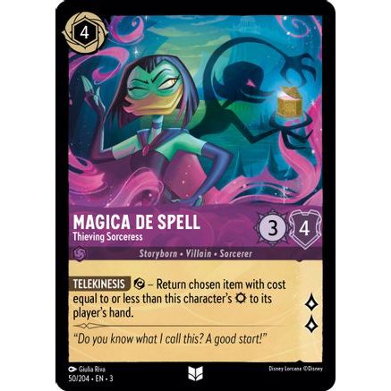 Magica De Spell - Thieving Sorceress (50/204) - Into the Inklands Cold Foil