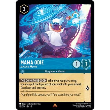 Mama Odie - Mystical Maven (151/204) - Into the Inklands Cold Foil