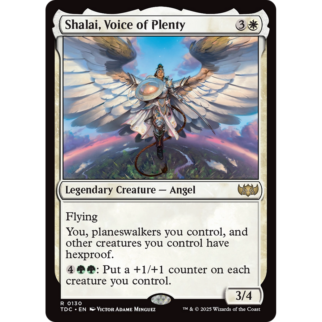 Shalai, Voice of Plenty (TDC-130) - Commander: Tarkir: Dragonstorm