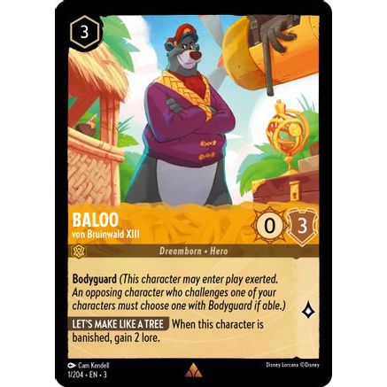 Baloo - von Bruinwald XIII (1/204) - Into the Inklands Cold Foil