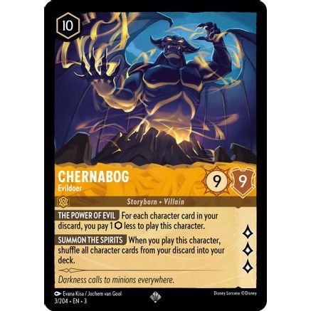Chernabog - Evildoer (3/204) - Into the Inklands Cold Foil