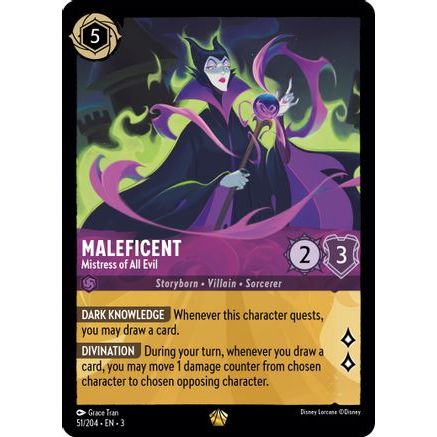 Maleficent - Mistress of All Evil (51/204) - Into the Inklands Cold Foil