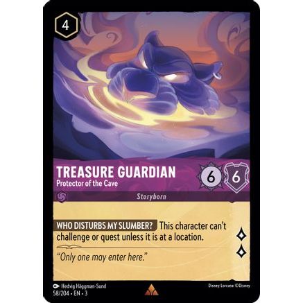 Treasure Guardian - Protector of the Cave (58/204) - Into the Inklands Cold Foil