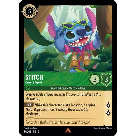 Stitch - Covert Agent (89/204) - Into the Inklands Cold Foil