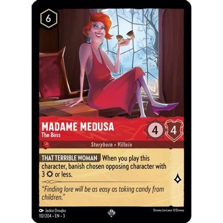 Madame Medusa - The Boss (112/204) - Into the Inklands Cold Foil