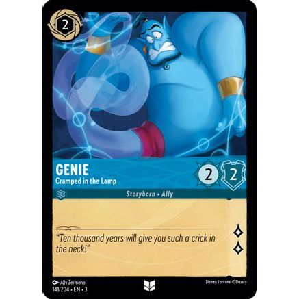 Genie - Cramped in the Lamp (141/204) - Into the Inklands Cold Foil