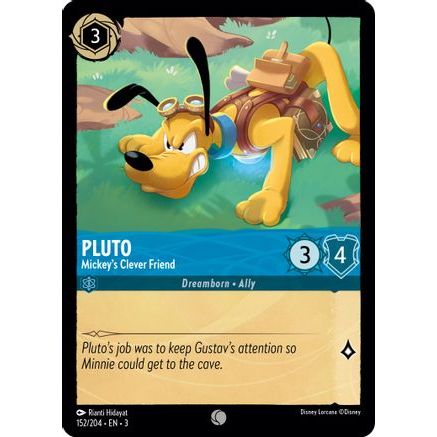 Pluto - Mickey's Clever Friend (152/204) - Into the Inklands Cold Foil