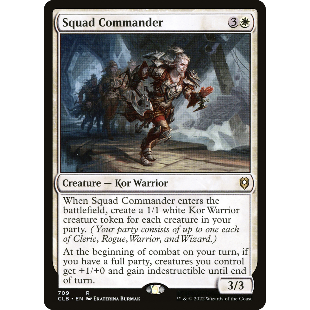 Squad Commander (CLB-709) - Commander Legends: Battle for Baldur's Gate