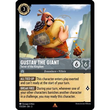 Gustav the Giant - Terror of the Kingdom (173/204) - Into the Inklands Cold Foil