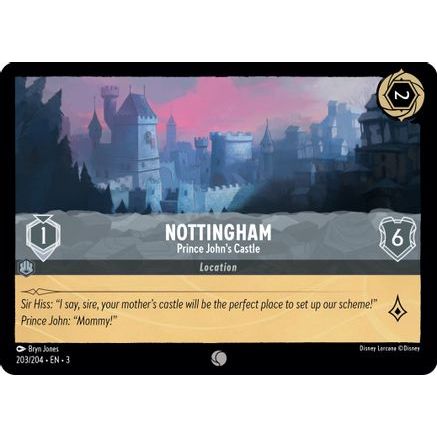 Nottingham - Prince John's Castle (203/204) - Into the Inklands Cold Foil