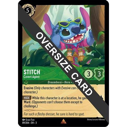 Stitch - Covert Agent (Oversized) (89/204) - Into the Inklands Cold Foil