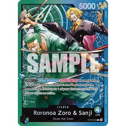 Roronoa Zoro & Sanji (ST12-001) - Starter Deck 12: Zoro and Sanji Foil