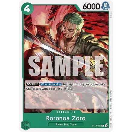 Roronoa Zoro (ST12-008) - Starter Deck 12: Zoro and Sanji