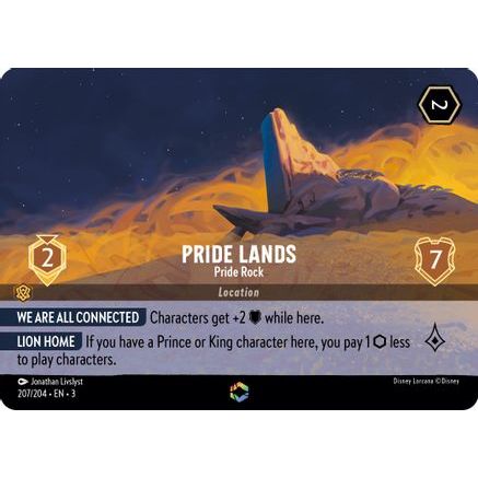 Pride Lands - Pride Rock (Enchanted) (207/204) - Into the Inklands Holofoil