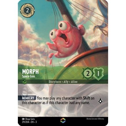 Morph - Space Goo (Enchanted) (211/204) - Into the Inklands Holofoil