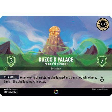 Kuzco's Palace - Home of the Emperor (Enchanted) (213/204) - Into the Inklands Holofoil