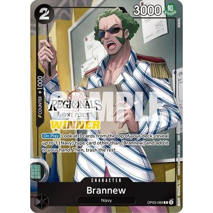 Brannew (Online Regional 2024) [Winner] (OP03-089) - One Piece Promotion Cards