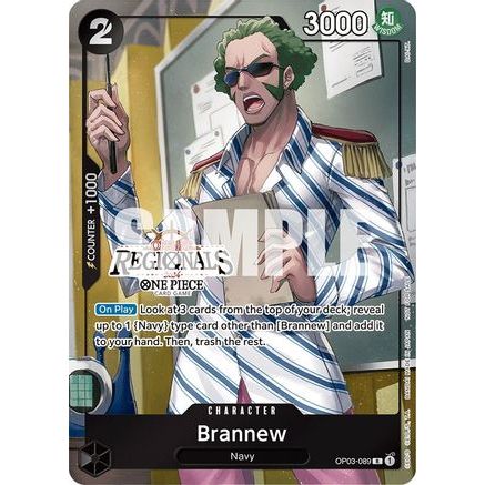 Brannew (Offline Regional 2024) [Participant] (OP03-089) - One Piece Promotion Cards Foil