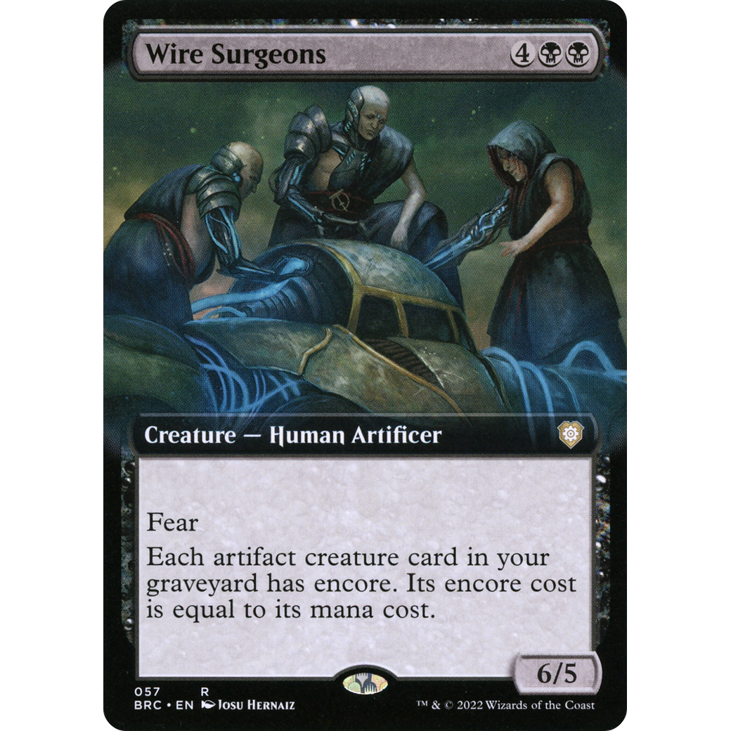 Wire Surgeons (Extended Art) (BRC-057) - The Brothers' War Commander: (Extended Art)