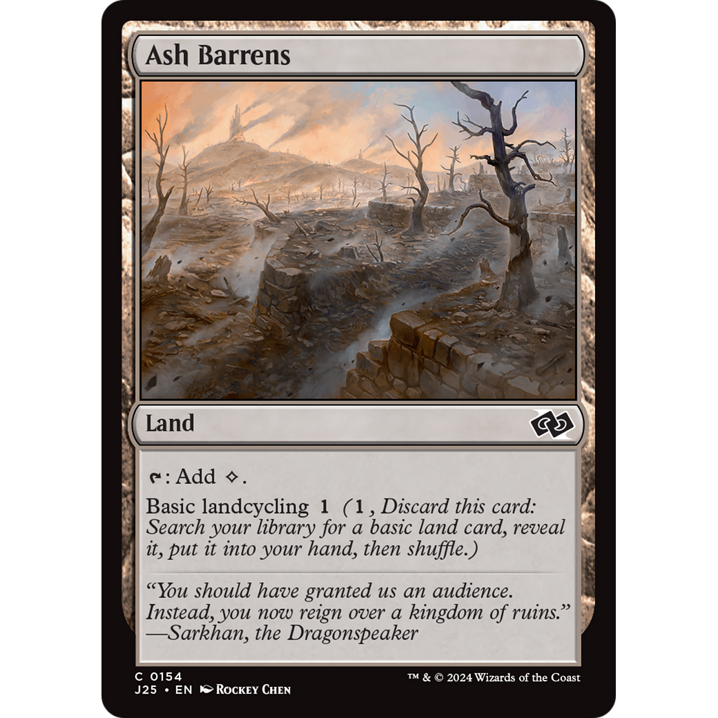 Ash Barrens (J25-154) - Foundations Jumpstart