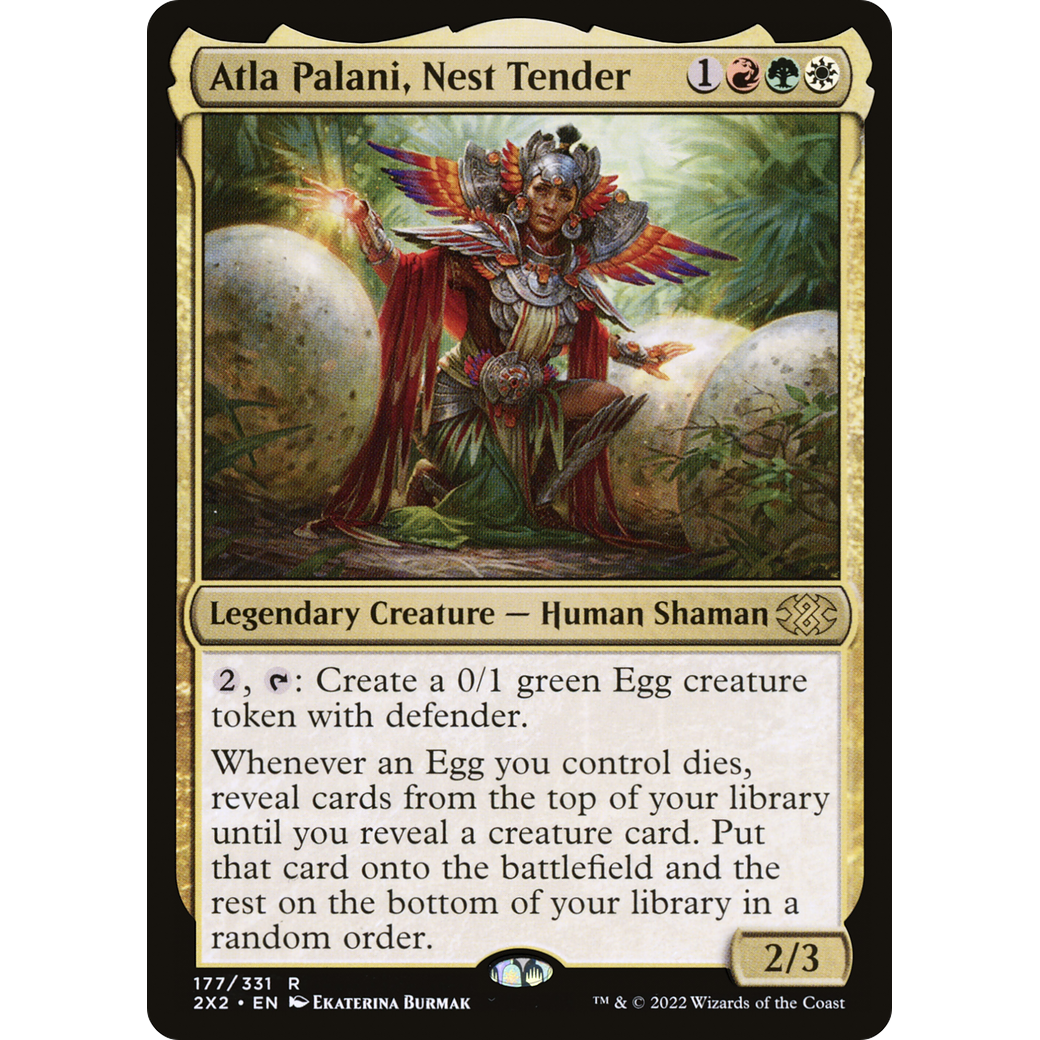 Atla Palani, Nest Tender (2X2-177) - Double Masters 2022 Foil