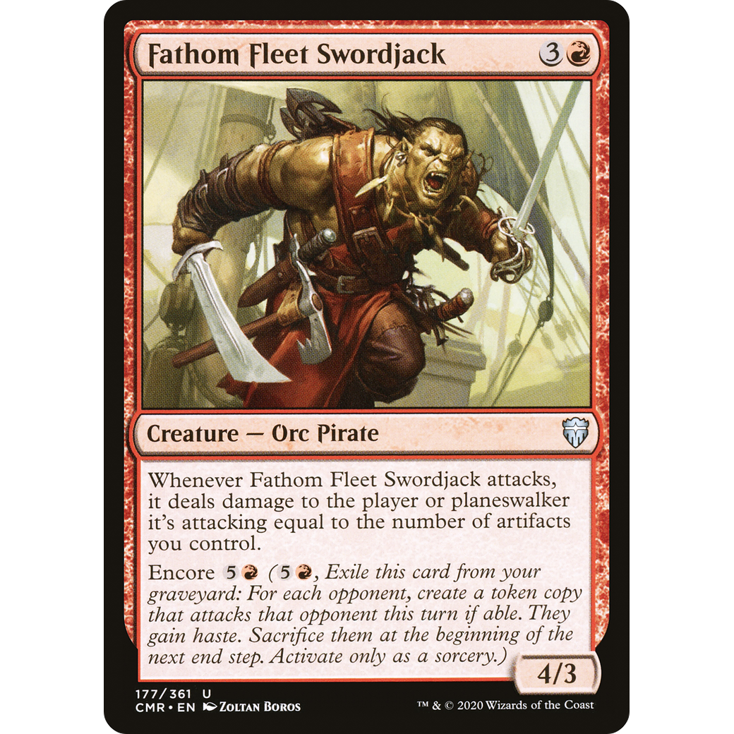 Fathom Fleet Swordjack (CMR-177) - Commander Legends