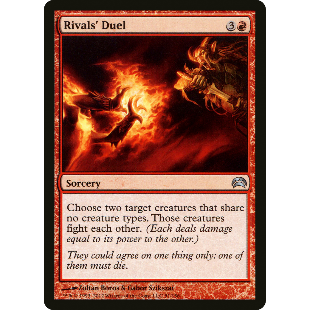 Rivals' Duel (PC2-051) - Planechase 2012 Foil