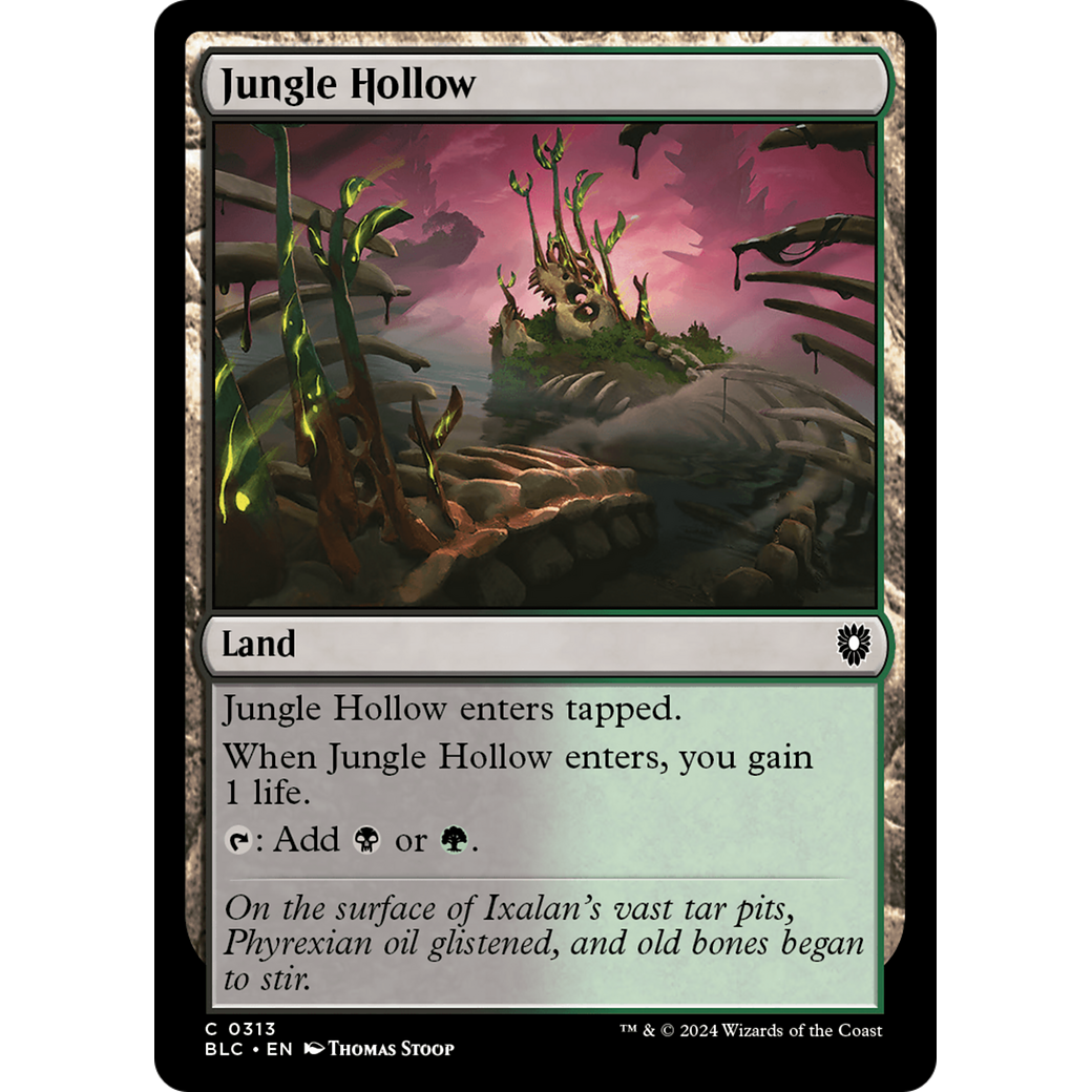 Jungle Hollow (BLC-313) - Bloomburrow Commander