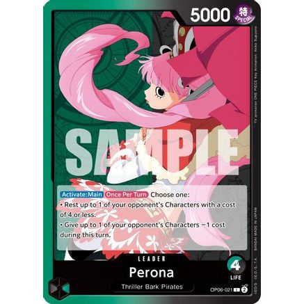 Perona (021) (OP06-021) - Wings of the Captain