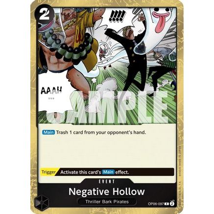 Negative Hollow (OP06-097) - Wings of the Captain Foil