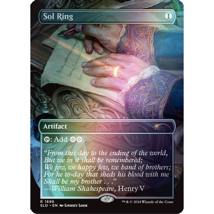 Sol Ring (1696) (Rainbow Foil) (SLD-1696) - Secret Lair Drop Series Foil