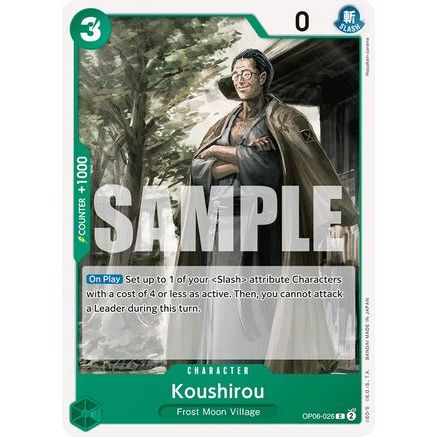 Koushirou (OP06-026) - Wings of the Captain