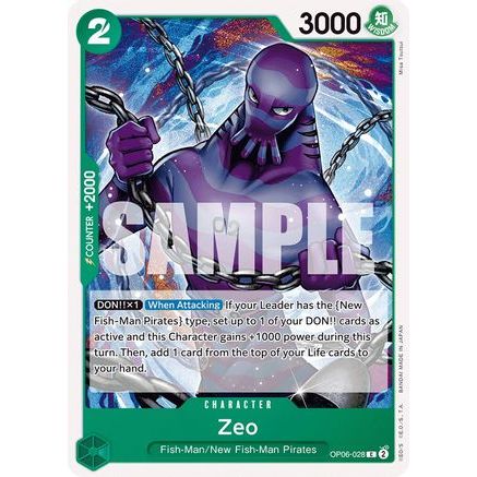 Zeo (OP06-028) - Wings of the Captain