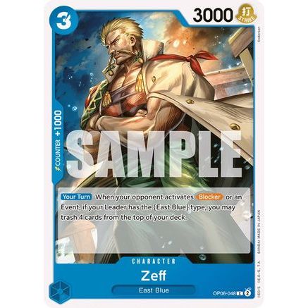 Zeff (OP06-048) - Wings of the Captain