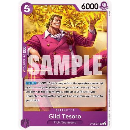 Gild Tesoro (OP06-071) - Wings of the Captain