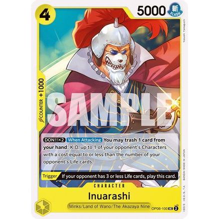 Inuarashi (OP06-100) - Wings of the Captain