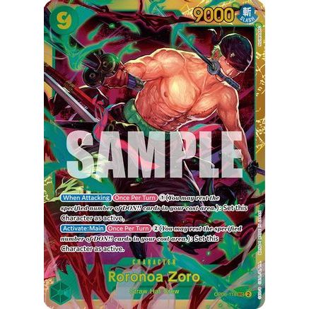 Roronoa Zoro (OP06-118) - Wings of the Captain Foil